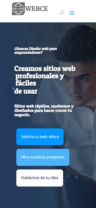 Versión móvil de Webce